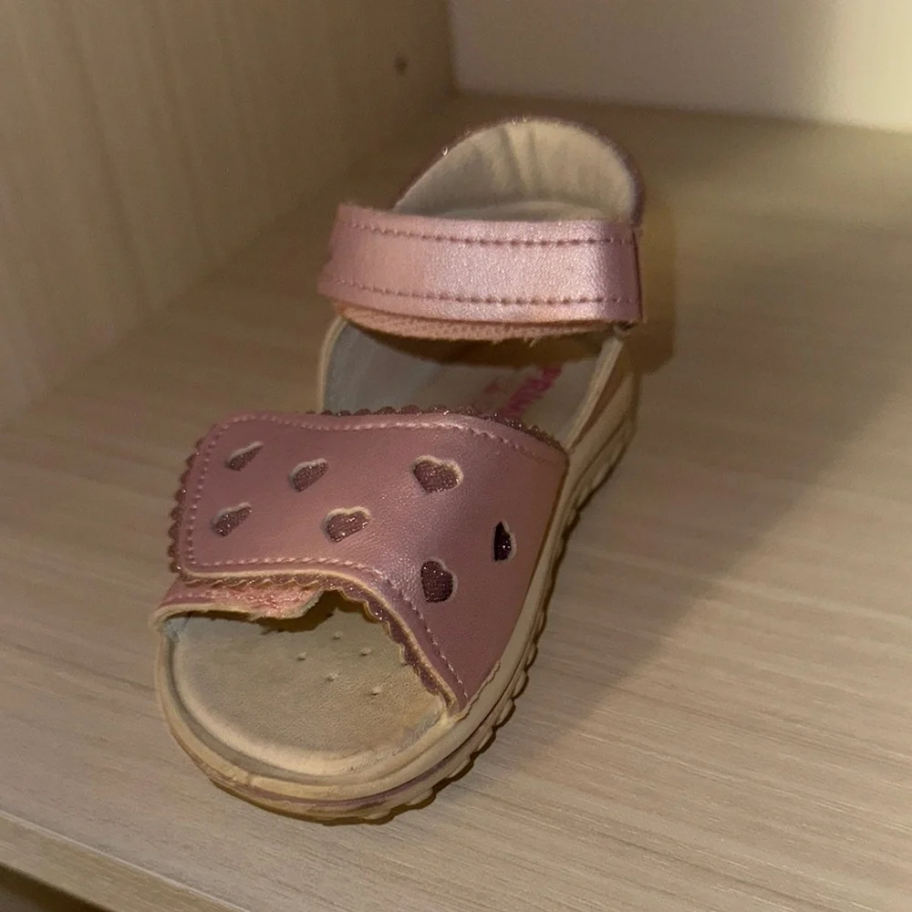 Primigi Pink Sandals with Closed Toe and Ventilation
